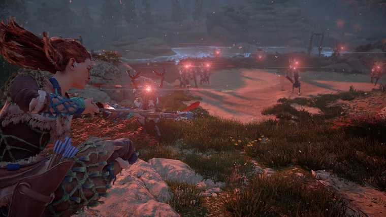 Screen capture from Horizon Zero Dawn on PS4.