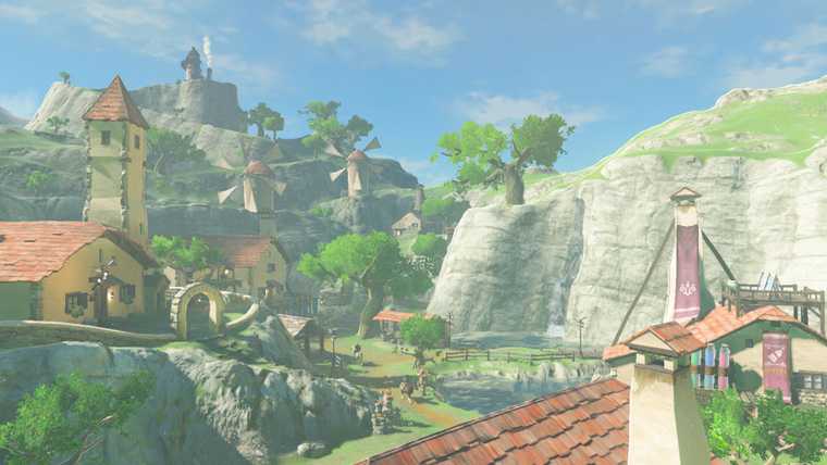 Screen from The Legend of Zelda: Breath of the Wild game