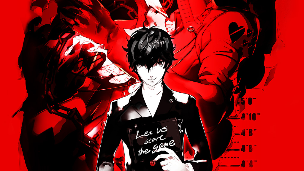 Promotional screen from Persona 5 game, with "OZARIN: The Best of 2015" watermark.