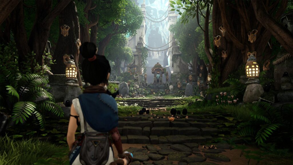 Screen capture from the game Kena: Bridge of Spirits