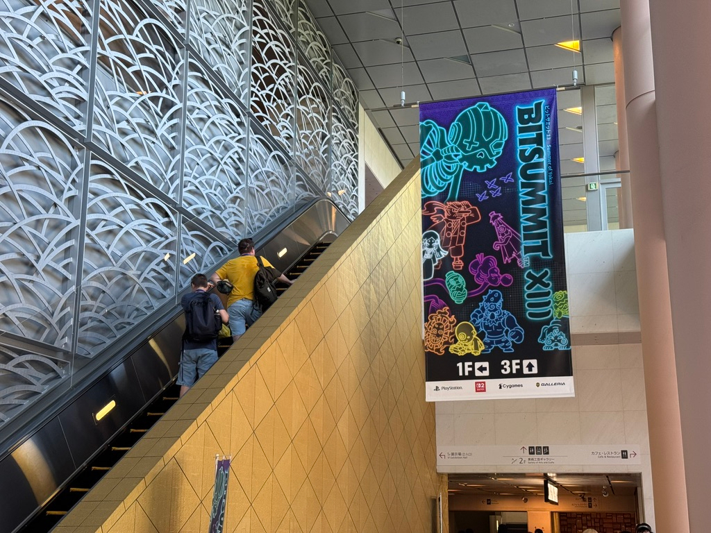 Photo from BitSummit 13 indy game event in Kyoto.